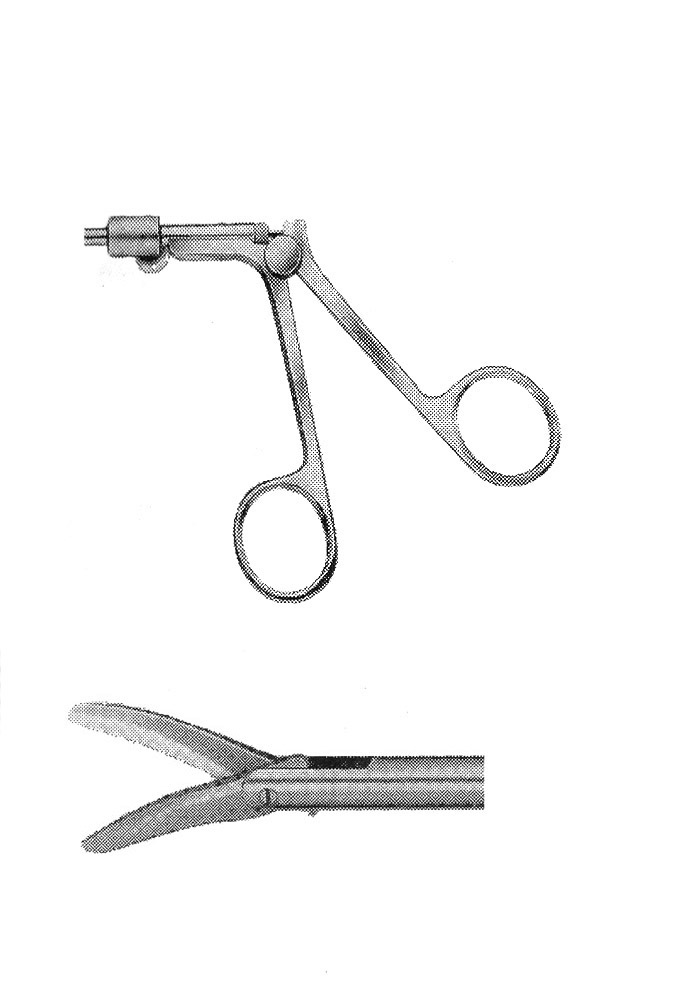 İZOLESİZ MAKAS P MODEL SAPLI  ÇAP : 5MM L:36CM